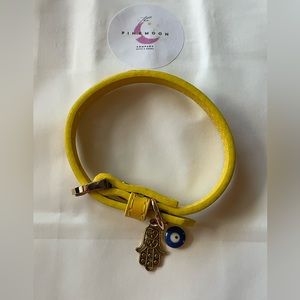 Small sized pet collar with evil eye 🧿 and hamsa 🪬